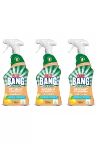 Cillit Bang Naturally Powerful spray czyszczcy do azienki z kwaskiem cytrynowym zestaw 3 x 750 ml