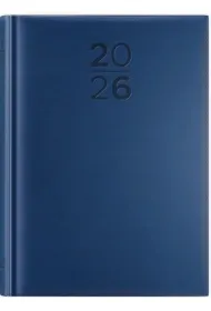 Kalendarz 2026 A5 dzienny print niebieski