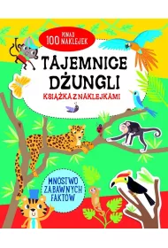 Ksi��ka z naklejkami. Tajemnice d�ungli