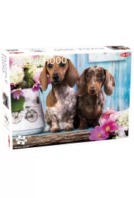 Puzzle 1000 el. Dashing Dachshunds Tactic