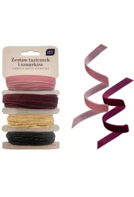 Interdruk Zestaw tasiemek i sznurkw Satin Gold