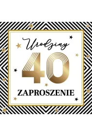 Armin Style Zaproszenie Urodziny 10 szt.