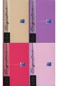 Notatnik Oxford Signature A5 72k kratka damskie kolory