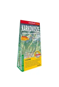 Karkonosze mapa panoramiczna laminowana mapa turystyczna 1:33 000