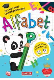 Kolorowanka z naklejkami. Alfabet