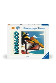 Puzzle 500 el. Pozdrowienia z Monako Ravensburger