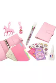 LeanToys Notes z akcesoriami r�owy