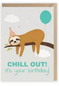 Cardie Kartka urodzinowa Chill Out, eko koperta K012