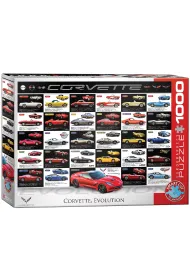 Puzzle 1000 el. Corvette ewolucja Eurographics