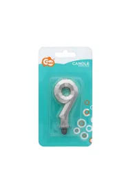Godan �wieczka Cyfra 9 - Diament metalik 7.6cm