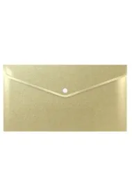 Biurfol Teczka koperta A6 PP stardust gold