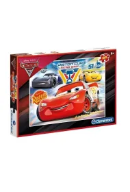 Puzzle 100 el. SuperColor. Auta 3 Clementoni
