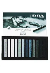 Lyra Kredki Pastele Grey Tones Hard 12 kolor�w
