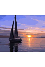 Norimpex Malowanie po numerach 50x40cm aglwka, zachd soca 1007479