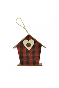 Arpex Ozdoba �wi�teczna drewniana Domek 12x11x4 cm