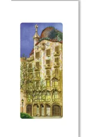 DaVinci Karnet 12x23cm + koperta Gaudi Casa Battlo