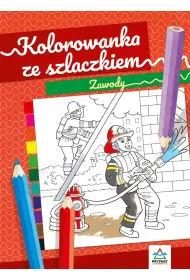 Kolorowanka ze szlaczkiem Zawody