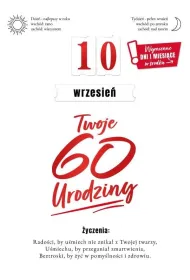 Armin Style KARNET URODZINY 60 B6 Z KOP AS GM-1010 FOL
