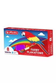 Herlitz Farby plakatowe szkolne 20ml 8 x 20 ml
