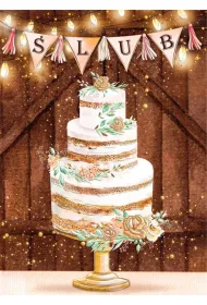 Henry Karnet B6 �lub z kieszonk� - Tort boho