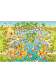 Puzzle 1000 el. Funky Zoo. Zoo pod piramidami Heye