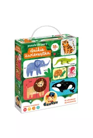 CzuCzu Puzzle do pary Dzikie zwierztka 18m+ Bright Junior Media