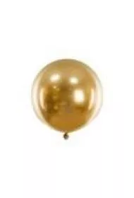 PartyDeco Balon okr�g�y Glossy z�oty 60cm