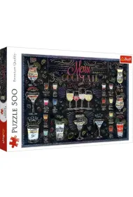 Puzzle 500 el. Karta drink�w Trefl