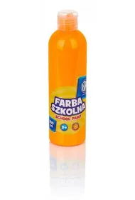 Astra Farba szkolna naturalna tempera fluorescencyjna pomara�czowa 250 ml