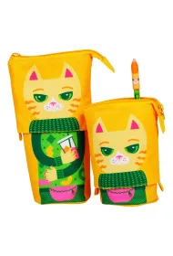 Happy Color Pi�rnik saszetka wysuwana, Cool Gang - Kitty, ��ty