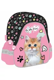 St. Majewski Plecak przedszkolny Pink Cat - My Little Friend St.Right