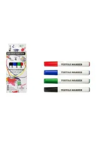Koh-I-Noor Markery do tkanin 2,5mm 4 szt.