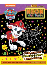 Psi Patrol. Neon. Moc koloru 2. Odblaskowy zaawr�t g�owy z Psim Patrolem