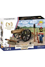 Klocki Historical Collection Francuski artylerzysta z armat� 97 element�w