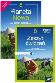 Pakiet Planeta Nowa 8. Podr�cznik oraz zeszyt �wicze� do geografii dla klasy �smej szko�y podstawowej