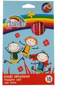 Fiorello Kredki Super Soft 18 szt.