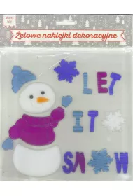MCD Naklejki �elowe BN Let it snow