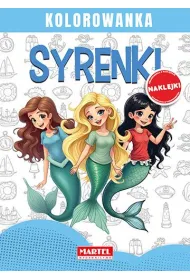Syrenki. Kolorowanka z naklejkami