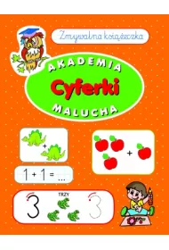 Cyferki. Zmywalna ksi��eczka. Akademia malucha