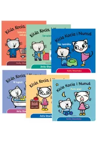 Pakiet Kicia Kocia i Nunu: Idziemy na zakupy!, Sprztamy!, Na nocniku, W kpieli, W kuchni, Pora spa