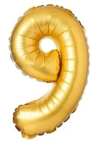 Arpex Balon foliowy matowy z�oty 9 69cm