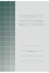 Michalczyk i Prokop Dzienniczek praktycznej nauki zawodu A-102-3