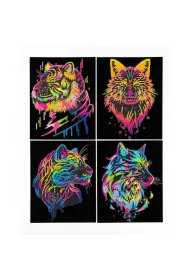 Diamond Dotz Haft diamentowy - Adults Flocked Neon Wild 4pack