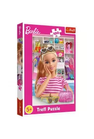 Puzzle 100 el. Poznaj Barbie Trefl