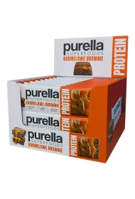 Purella Protein bar baton proteinowy karmelowe brownie Zgrzewka 15 x 45 g