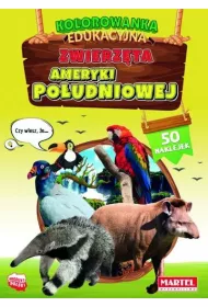 Kolorowanka edukacyjna Zwierzta Ameryki Poudniowej