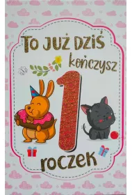 Yeku Karnet Roczek dziewczynka 2K-066