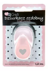 Dalprint Dziurkacz dekoracyjny Serce 16 kartek