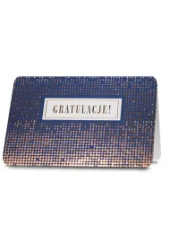 Pan Dragon Karnet B6 HM-200 Gratulacje, z�ote kropki - bez tekstu HM-200-2568