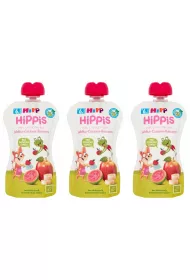 Hipp Mus owocowy Jabka-Guawa-Banany po 6. miesicu zestaw 3 x 100 g Bio